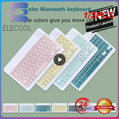 1/2PCS tastatūra iPad Samsung Huawei planšetdatoram klēpjdatoram IOS Android krievu arābu korejiešu portatīvais bezvadu savienojums