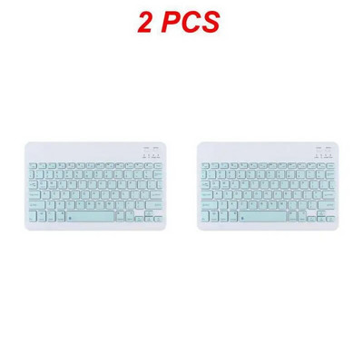 1/2PCS tastatūra iPad Samsung Huawei planšetdatoram klēpjdatoram IOS Android krievu arābu korejiešu portatīvais bezvadu savienojums