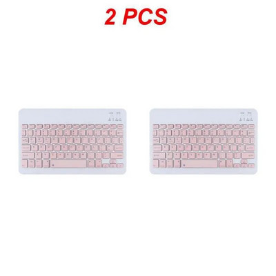 1/2PCS tastatūra iPad Samsung Huawei planšetdatoram klēpjdatoram IOS Android krievu arābu korejiešu portatīvais bezvadu savienojums