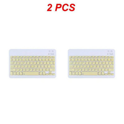 1/2PCS tastatūra iPad Samsung Huawei planšetdatoram klēpjdatoram IOS Android krievu arābu korejiešu portatīvais bezvadu savienojums