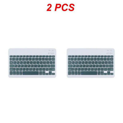 1/2PCS tastatūra iPad Samsung Huawei planšetdatoram klēpjdatoram IOS Android krievu arābu korejiešu portatīvais bezvadu savienojums