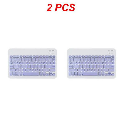 1/2PCS tastatūra iPad Samsung Huawei planšetdatoram klēpjdatoram IOS Android krievu arābu korejiešu portatīvais bezvadu savienojums