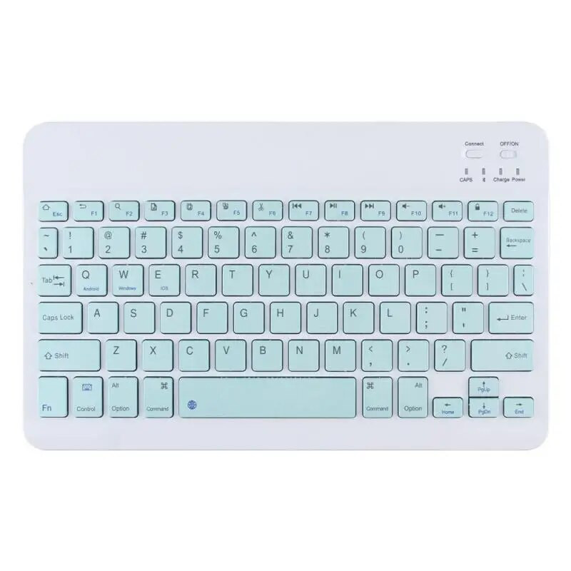 1/2PCS tastatūra iPad Samsung Huawei planšetdatoram klēpjdatoram IOS Android krievu arābu korejiešu portatīvais bezvadu savienojums