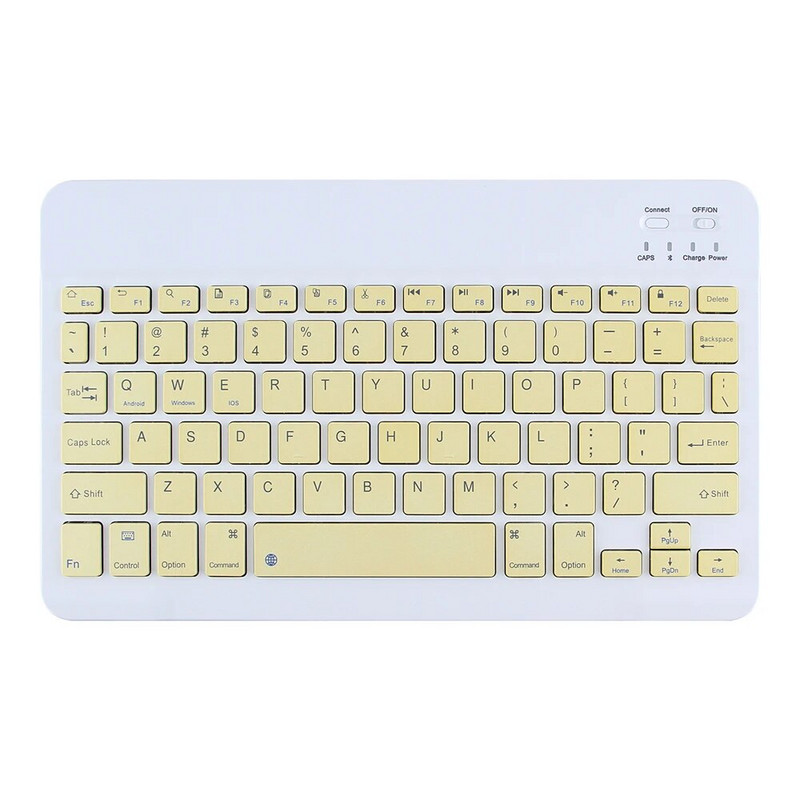1/2PCS tastatūra iPad Samsung Huawei planšetdatoram klēpjdatoram IOS Android krievu arābu korejiešu portatīvais bezvadu savienojums