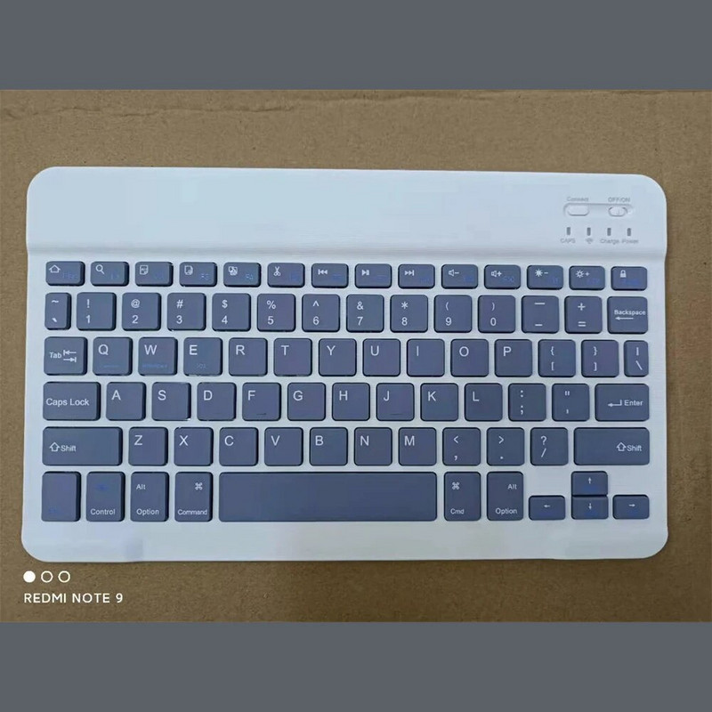 1/2PCS tastatūra iPad Samsung Huawei planšetdatoram klēpjdatoram IOS Android krievu arābu korejiešu portatīvais bezvadu savienojums