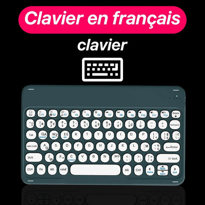 CASEPOKE iPad Īpaši plāna klusa daudzvalodu tastatūra Samsung Associate Xiaomi universālajai planšetdatora tastatūrai un pelei