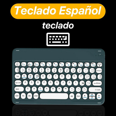 CASEPOKE iPad Īpaši plāna klusa daudzvalodu tastatūra Samsung Associate Xiaomi universālajai planšetdatora tastatūrai un pelei