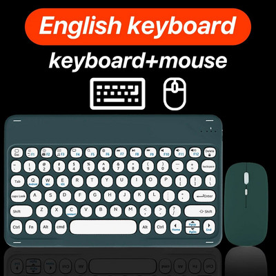 CASEPOKE iPad Īpaši plāna klusa daudzvalodu tastatūra Samsung Associate Xiaomi universālajai planšetdatora tastatūrai un pelei