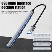 7IN1 USB Hub 3.0 USB 2.0 Multi USB Hub Splitter Adapter napajanja 4/7 Port Multiple Expander 2.0 OTG USB za PC Laptop Dodaci