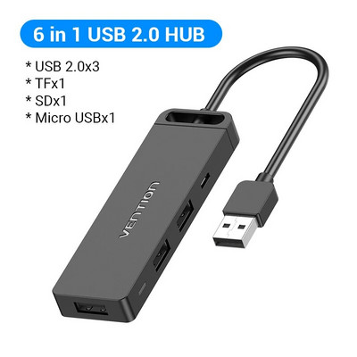 Εξαερισμός USB C HUB 4 Θύρες USB Τύπου C σε Διαχωριστή USB με ισχύ μικροφόρτισης για Lenovo Macbook Pro iPad Samsung PC USB 3.0 HUB