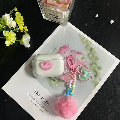 Για Realme Buds T100 Case Cute Bear / Cartoon Animal Cover Διαφανές κάλυμμα ακουστικών σιλικόνης με κάλυμμα μπρελόκ t100