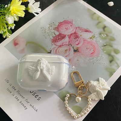 Για Realme Buds T100 Case Cute Bear / Cartoon Animal Cover Διαφανές κάλυμμα ακουστικών σιλικόνης με κάλυμμα μπρελόκ t100