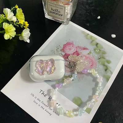 Για Realme Buds T100 Case Cute Bear / Cartoon Animal Cover Διαφανές κάλυμμα ακουστικών σιλικόνης με κάλυμμα μπρελόκ t100