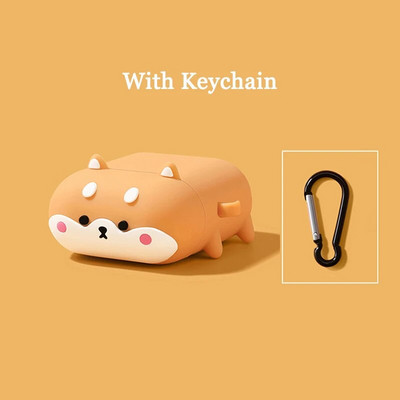 Crtana futrola Corgi Dog za Airpods 1 2 Silikonska futrola za slušalice Bluetooth bežična zaštitna kutija za AirPods Pro 3 Shell Comfort