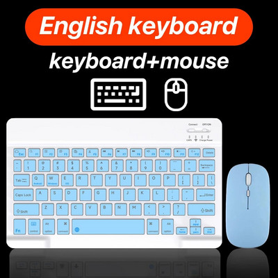 Πληκτρολόγιο Bluetooth για IOS Android Ασύρματο πληκτρολόγιο Windows για Apple Samsung Lenovo Xiaomi Tablet Phone για iPad Πληκτρολόγιο