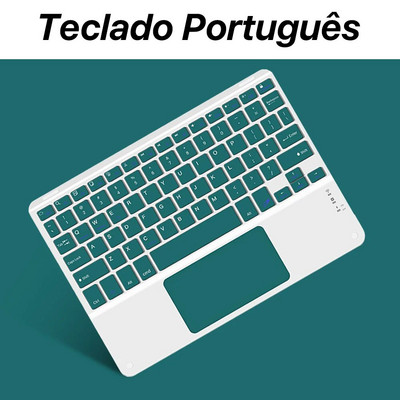 Tastatură și mouse fără fir ultra-subțiri reîncărcabile pentru telefon iPad Mini Pro Air Tabletă de jocuri pentru computer Dispozitiv Bluetooth Teclado