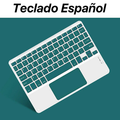 Tastatură și mouse fără fir ultra-subțiri reîncărcabile pentru telefon iPad Mini Pro Air Tabletă de jocuri pentru computer Dispozitiv Bluetooth Teclado