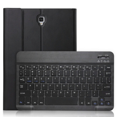 Калъф за безжична Bluetooth клавиатура за Samsung Galaxy Tab S4 10.5 T830 T835 с държач за писалка Кожен защитен капак за таблет