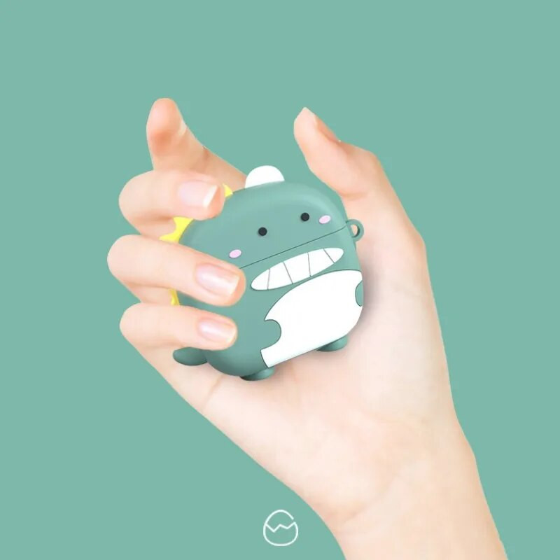 Για το Huawei 2023 νέο δωρεάν μπουμπούκια SE 2 κινουμένων σχεδίων, χαριτωμένο μικρό κάλυμμα δεινοσαύρου από μαλακή σιλικόνη κατά της πτώσης, αντιχαρακτική θήκη για freebuds se2