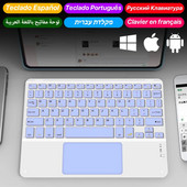 Tastatură și mouse fără fir cu touchpad pentru iOS Android Windows tabletă ultra-subțire Teclado pentru Xiaomi Huawei Apple Samsung