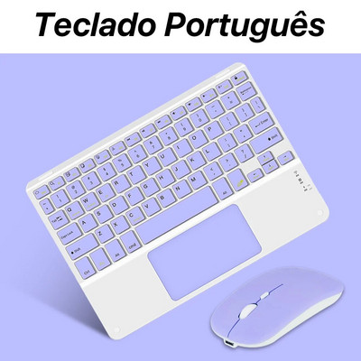 Tastatură și mouse fără fir cu touchpad pentru iOS Android Windows tabletă ultra-subțire Teclado pentru Xiaomi Huawei Apple Samsung