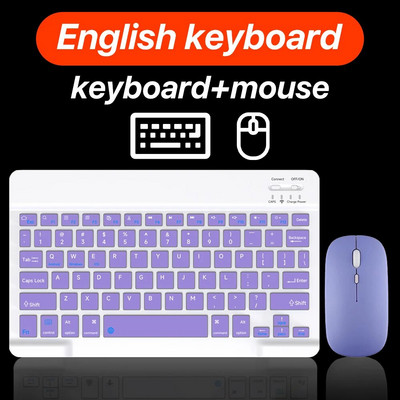 CASEPOKE Mini Bluetooth-klaviatuur ja -hiir iPadile iPhone`i tarvikud Juhtmeta klaviatuur iOS-i jaoks Android Windows-tahveltelefon