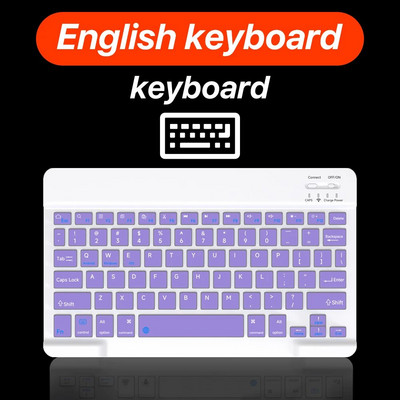 CASEPOKE Mini Bluetooth-klaviatuur ja -hiir iPadile iPhone`i tarvikud Juhtmeta klaviatuur iOS-i jaoks Android Windows-tahveltelefon