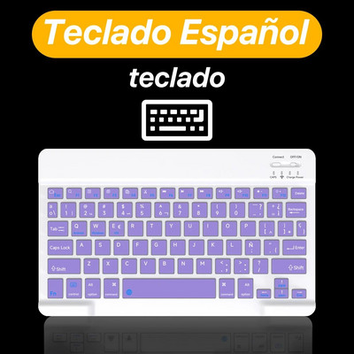 CASEPOKE Mini Bluetooth-klaviatuur ja -hiir iPadile iPhone`i tarvikud Juhtmeta klaviatuur iOS-i jaoks Android Windows-tahveltelefon