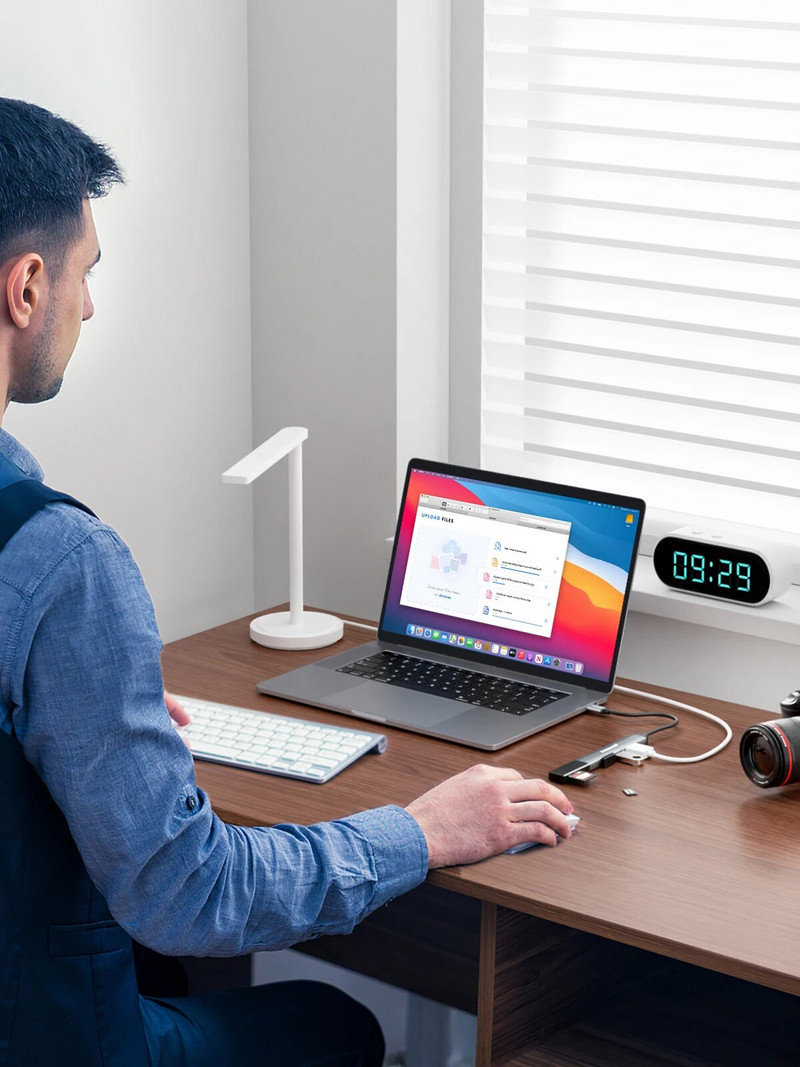 Lemorele USB C Hub USB Hub 3.0 μακρύ καλώδιο OTG 4 θύρας Τύπος C HUB Προσαρμογέας πολλαπλών διαχωριστών Αξεσουάρ φορητού υπολογιστή για Xiaomi Lenovo Macb