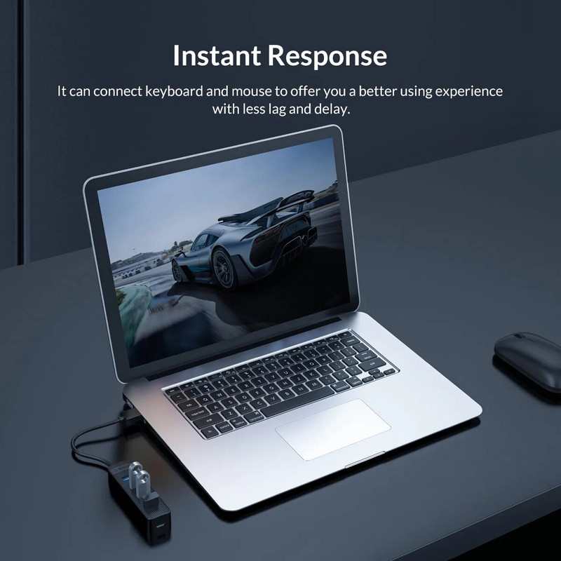 ORICO USB3.0 HUB 7 portu sadalīts liela ātruma piezīmjdatora paplašinājums klēpjdatoru piederumiem