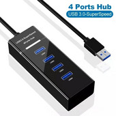 4 porturi 2.0 3.0 USB HUB Splitter de mare viteză Multi Splitter Adaptor USB Cablu de expansiune pentru PC desktop Adaptor pentru laptop HUB USB