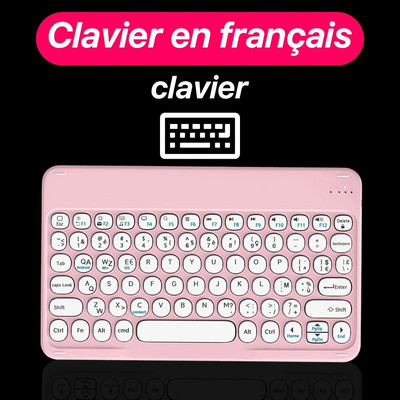 CASEPOKE ασύρματο bluetooth στρογγυλό αθόρυβο πληκτρολόγιο κατάλληλο για κινητό πληκτρολόγιο και ποντίκι Samsung Xiaomi Google Huawei iPad