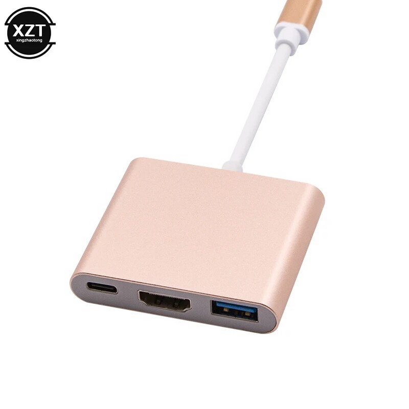 Προσαρμογέας USB C HUB σε HDMI συμβατό για Macbook Pro/Air Thunderbolt 3 USB Type C Hub 4K USB 3.0 Θύρα USB-C Power Delivery