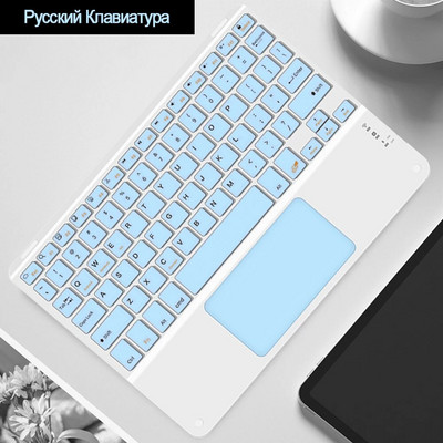 Tastatură și mouse fără fir cu touchpad pentru Huawei Apple Samsung Baterie mare reîncărcabilă pentru sistem iOS Android Windows