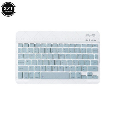 Krievu bezvadu Bluetooth tastatūra iPad Touch ārējā tastatūra Bezvadu Bluetooth tastatūra birojam tālruņa planšetdatoram