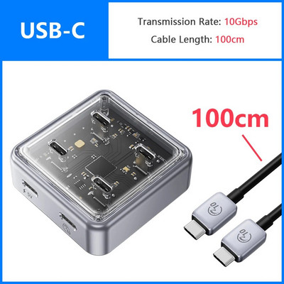 ORICO višestruki USB A tip C portovi Splitter Hub 4 10Gbps USB 3.1 utor Dock Station Multi USB3.0 ekstenzorski adapter za prijenosno računalo