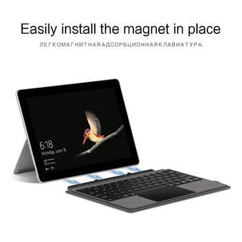 Клавиатура с магнитна подсветка AJIUYU за Microsoft Surface Go 3 1 2 Tablet PC Go3 Go2 Go1 10.1 10.5 инчов капак на клавиатурата за компютър