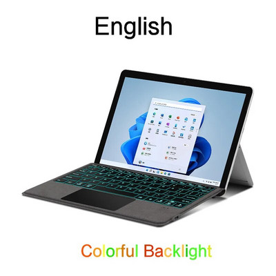 AJIUYU Tastatură magnetică iluminată din spate pentru Microsoft Surface Go 3 1 2 Tablet PC Go3 Go2 Go1 10.1 10.5 inch capac tastatură PC