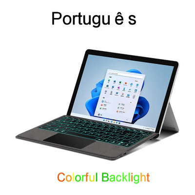 AJIUYU Tastatură magnetică iluminată din spate pentru Microsoft Surface Go 3 1 2 Tablet PC Go3 Go2 Go1 10.1 10.5 inch capac tastatură PC