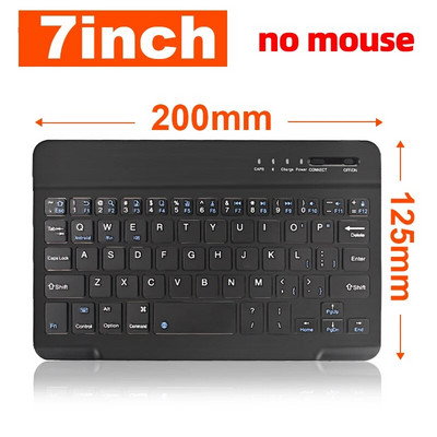 Tastatură fără fir Bluetooth pentru tabletă ipad Tastatură spaniolă și mouse Mini kit tastatură rusă pentru ipad Pro 12 9 Air 4 S6 Lite