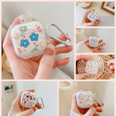 Θήκη για τουλίπα λουλουδιών Για air pro 4 /Mini Pro 4 /mini pro5 Θήκη Colorful Protect Silicone Earphone Cover MINI Pro4 TWS case fundas