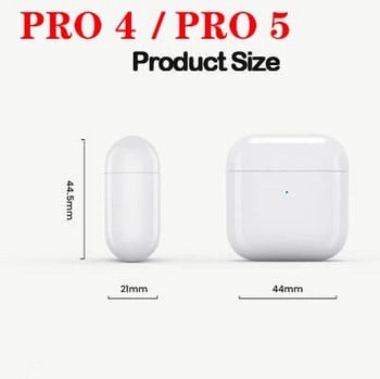 Θήκη για τουλίπα λουλουδιών Για air pro 4 /Mini Pro 4 /mini pro5 Θήκη Colorful Protect Silicone Earphone Cover MINI Pro4 TWS case fundas