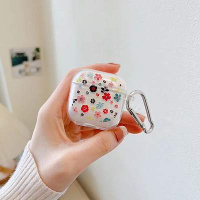 Θήκη για τουλίπα λουλουδιών Για air pro 4 /Mini Pro 4 /mini pro5 Θήκη Colorful Protect Silicone Earphone Cover MINI Pro4 TWS case fundas