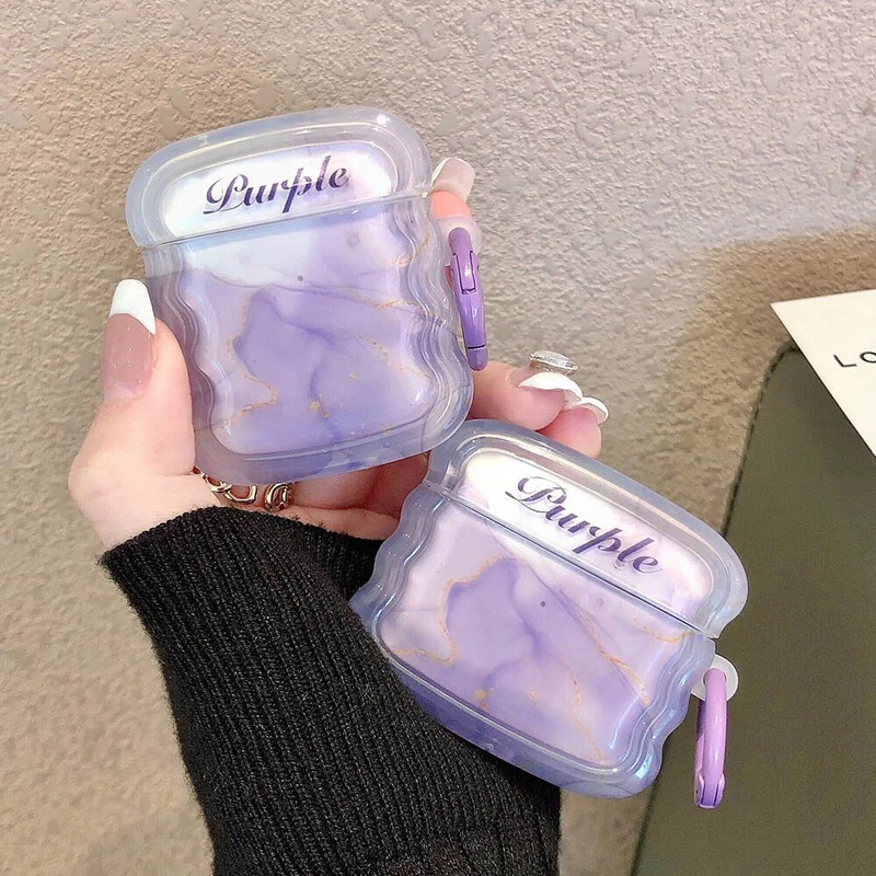 INS Gradient Roses Κόκκινη κυματιστή θήκη ακουστικών σιλικόνης για Apple Airpods Pro 2 1 3 Κάλυμμα ακουστικών Bluetooth Sweet Cute Cases Μπρελόκ