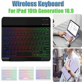 Magic Keyboard juhtmevaba klaviatuur koos magnetilise klaviatuuriümbrisega Bluetoothiga ühilduv klahvistik vaigisti sisestamine iPad 10th Gen 10,9-tollisele