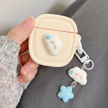 Creative Summer Sweat Clouds Pendant Keychain Калъф за Apple AirPods Pro 2 Мек силиконов калъф за слушалки за Air Pods 3 1 Fundas