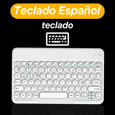 CASEPOKE iPadile Juhtmeta ümmargused klahvid Klaviatuur Xiaomi jaoks Samsung Google Android iOS Windows Silent klaviatuuri ja hiire komplekt