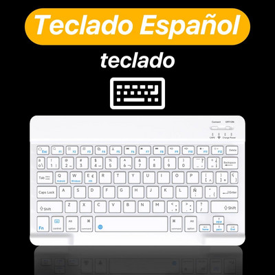 CASEPOKE Για iPad Πληκτρολόγιο Bluetooth Ποντίκι για Xiaomi Μίνι ασύρματο πληκτρολόγιο tablet Samsung Huawei τηλέφωνο για Android IOS Windows