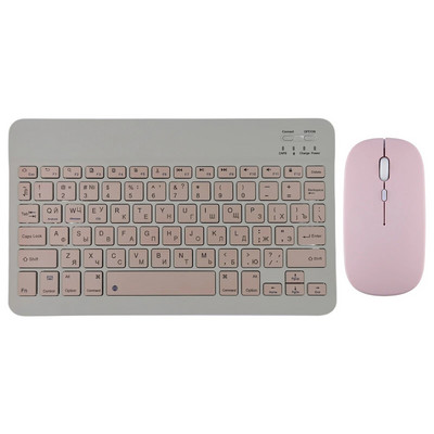 Bluetooth bezvadu tastatūra pele krievu spāņu korejiešu priekš iPad Xiaomi MiPad Samsung Huawei MatePad planšetdators klēpjdators IOS Android