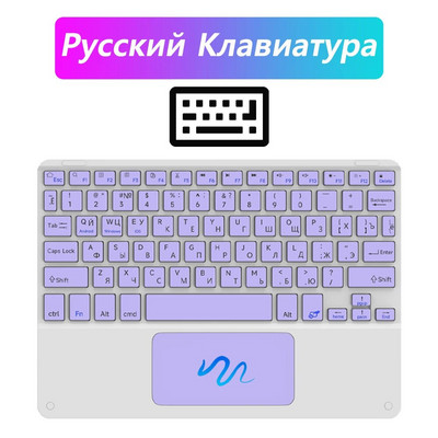 CASEPOKE 10 ιντσών ασύρματο πληκτρολόγιο Bluetooth με επιφάνεια αφής για Samsung iPad Xiaomi Lenovo Huawei Universal Tablet Keyboard